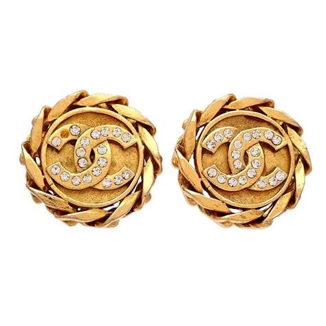 chanel ohrringe logo|ohrringe Chanel vintage.